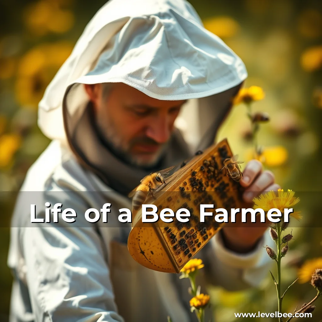Artistic representation for Life of a Bee Farmer
