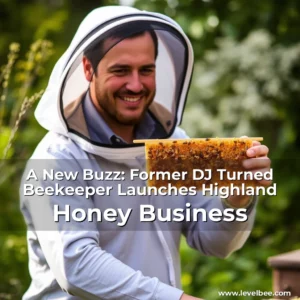 Artistic representation for A New Buzz: Former DJ Turned Beekeeper Launches Highland Honey Business