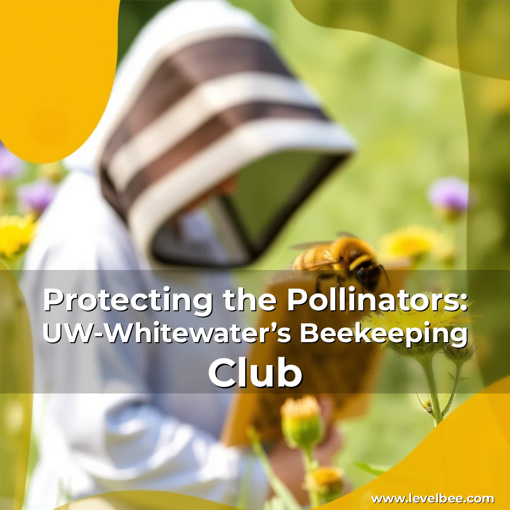 Artistic representation for Protecting the Pollinators: UW-Whitewater’s Beekeeping Club