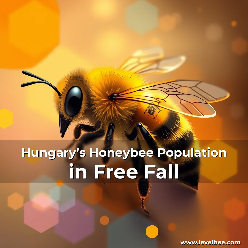 Artistic representation for Hungary’s Honeybee Population in Free Fall