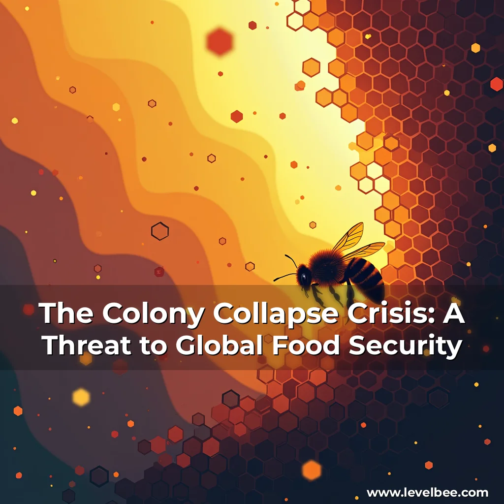 Artistic representation for The Colony Collapse Crisis: A Threat to Global Food Security