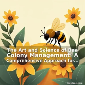 Artistic representation for The Art and Science of Bee Colony Management: A Comprehensive Approach for LevelBee Enthusiasts