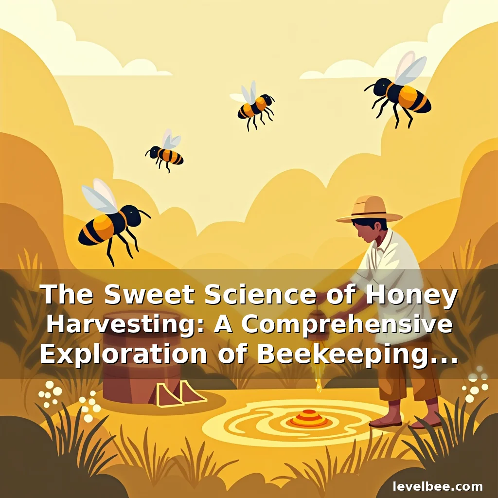 Artistic representation for The Sweet Science of Honey Harvesting: A Comprehensive Exploration of Beekeeping Practices