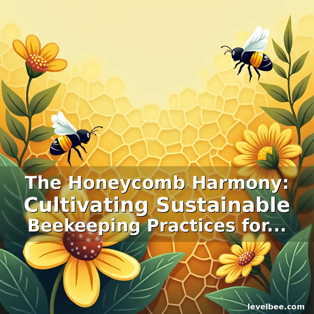 Artistic representation for The Honeycomb Harmony: Cultivating Sustainable Beekeeping Practices for Thriving Ecosystems