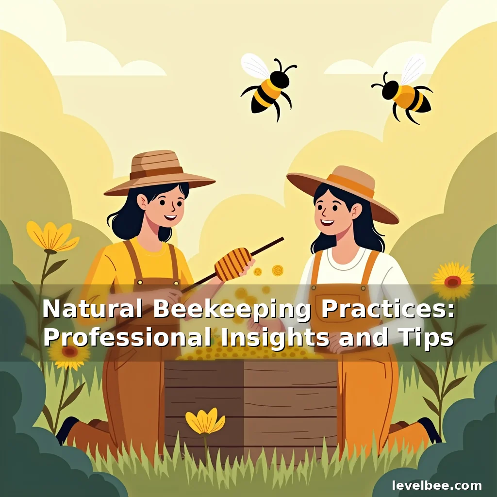 Artistic representation for Natural Beekeeping Practices: Professional Insights and Tips