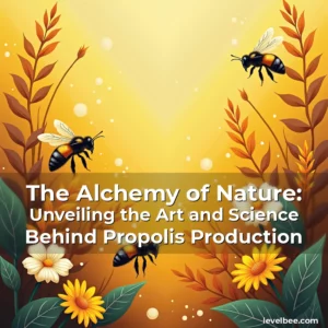 Artistic representation for The Alchemy of Nature: Unveiling the Art and Science Behind Propolis Production