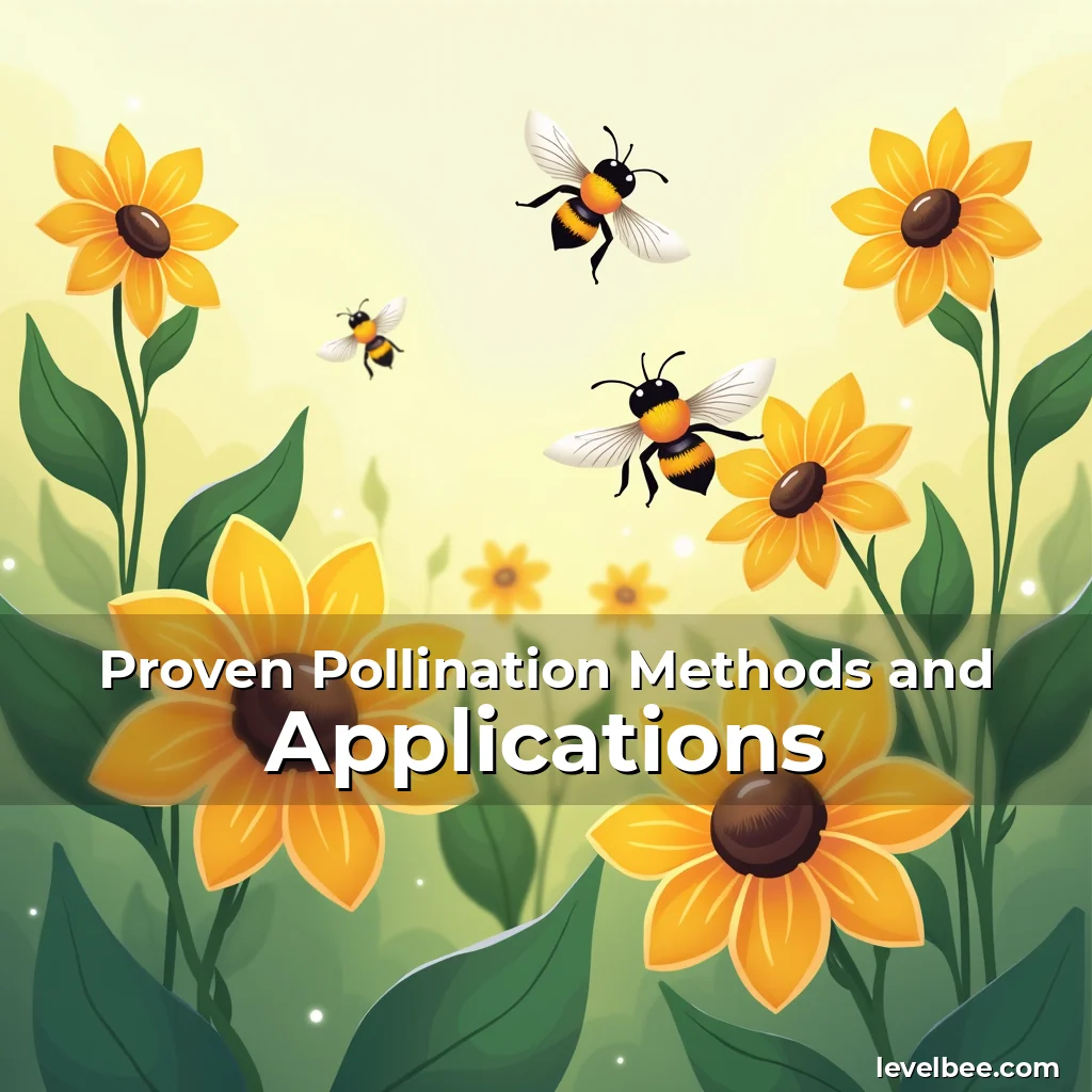 Artistic representation for Proven Pollination Methods and Applications
