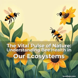 Artistic representation for The Vital Pulse of Nature: Understanding Bee Health in Our Ecosystems