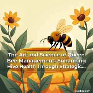 Artistic representation for The Art and Science of Queen Bee Management: Enhancing Hive Health Through Strategic Care