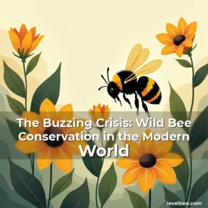 Artistic representation for The Buzzing Crisis: Wild Bee Conservation in the Modern World